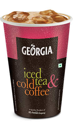 Cup of Georgia cold coffee