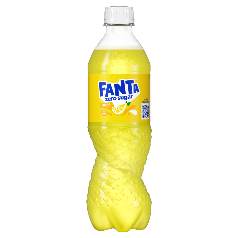 Eine Flasche Fanta Lemon Zero