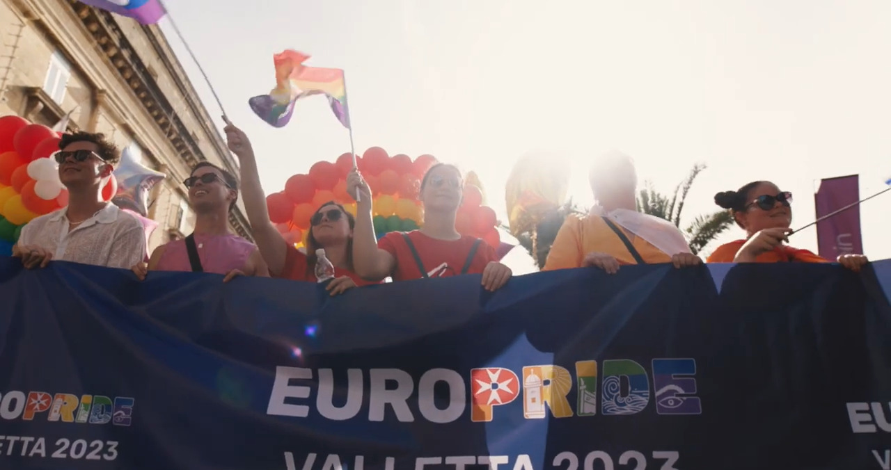 Teilnehmer*innen der Euro Pride 2023