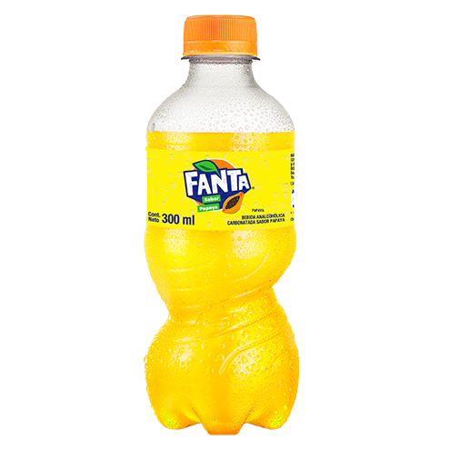 Botella de Fanta Papaya 300mL