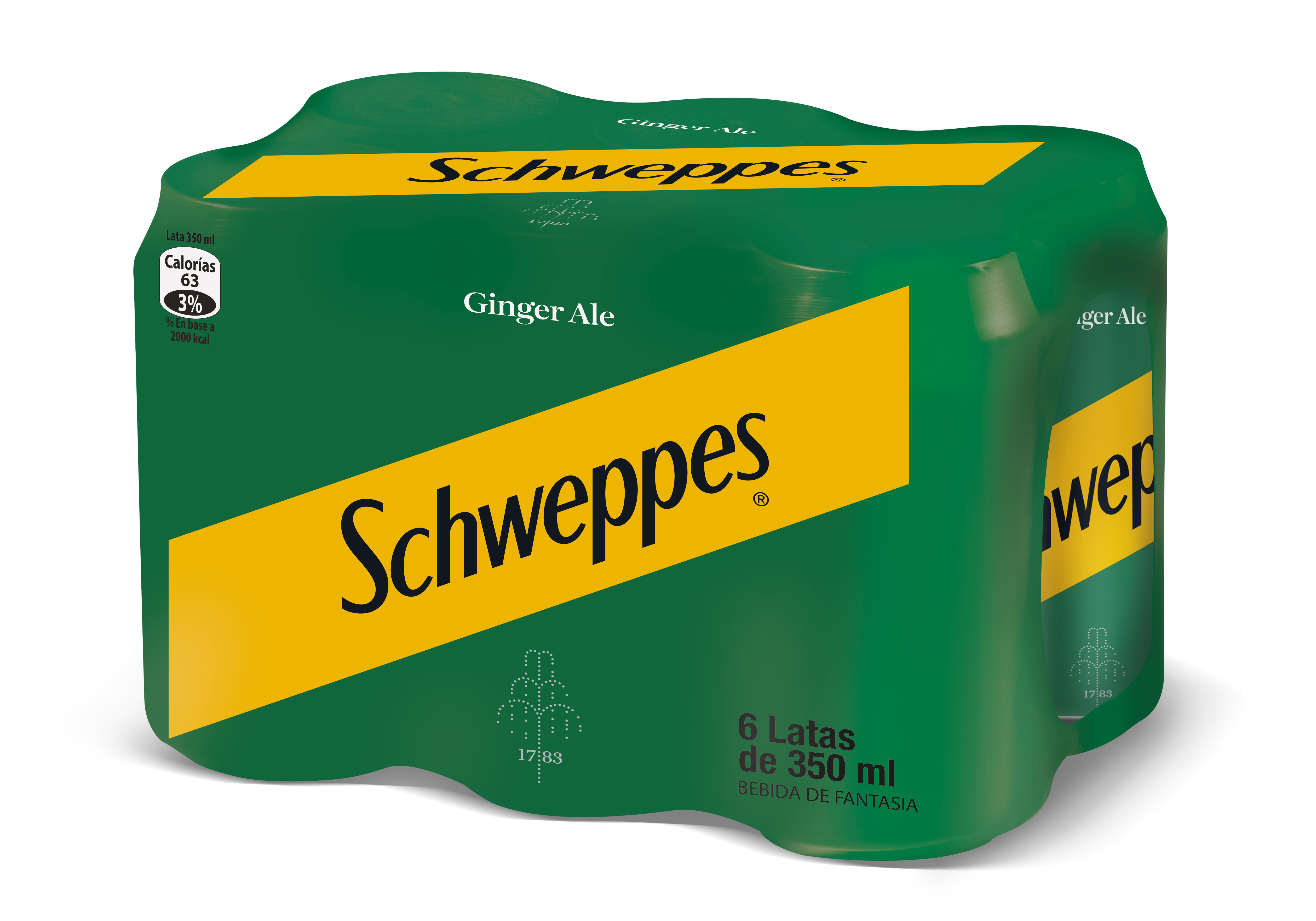 Sixpack de Schweppes Ginger Ale