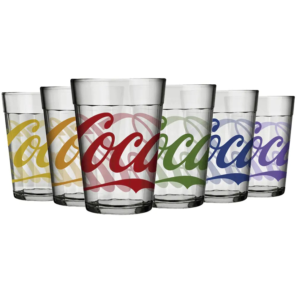 Coleção Copo Americano Coca‑Cola Pride 2022 com 6 peças