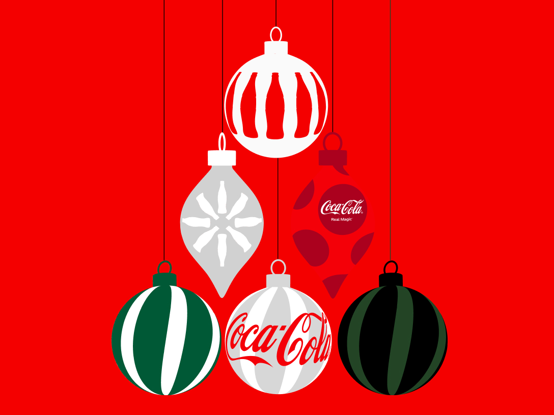 coca-cola ornaments