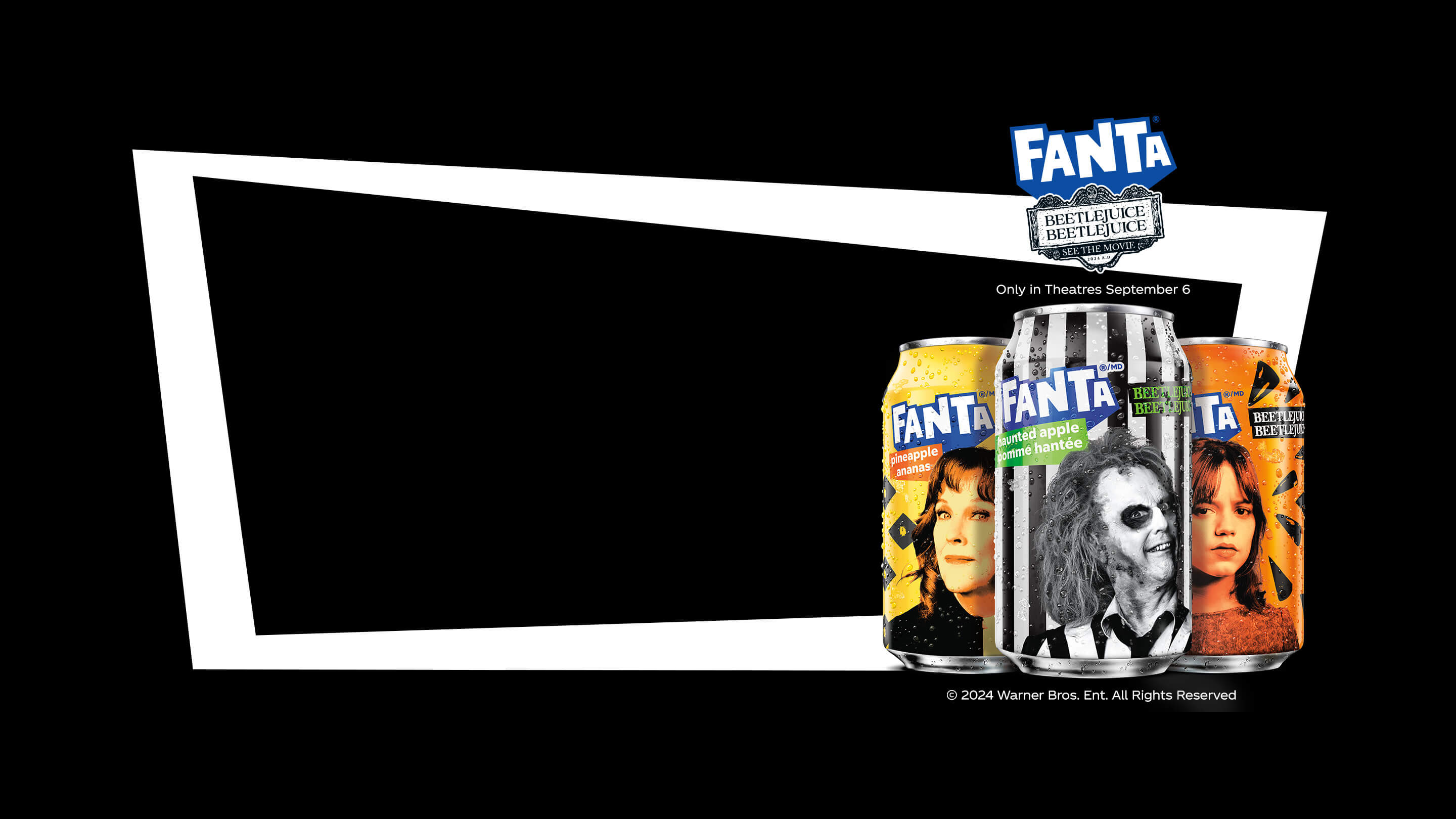 Fanta x Beetlejuice. Beetlejuice Beetlejuice. Only in Theatres September 6. © 2024 Warner Bros. Ent. All Rights Reserved.