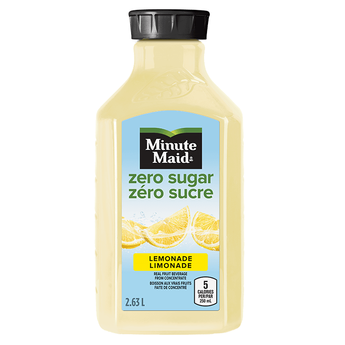 Minute Maid zero sugar Lemonade 2.63 L bottle