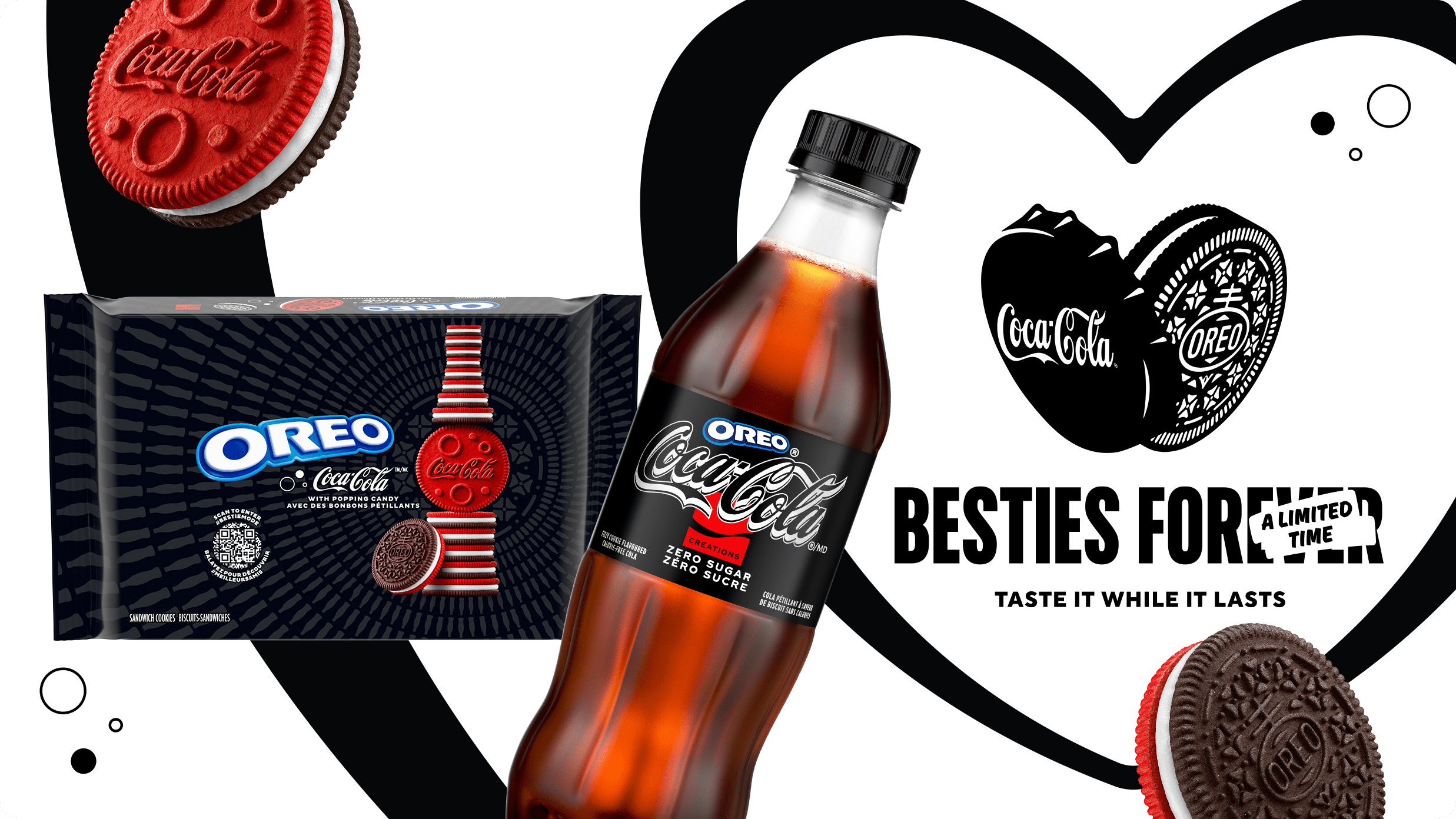 OREO® Coca-Cola™ Sandwich Cookie and Coca-Cola® OREO™ Zero Sugar