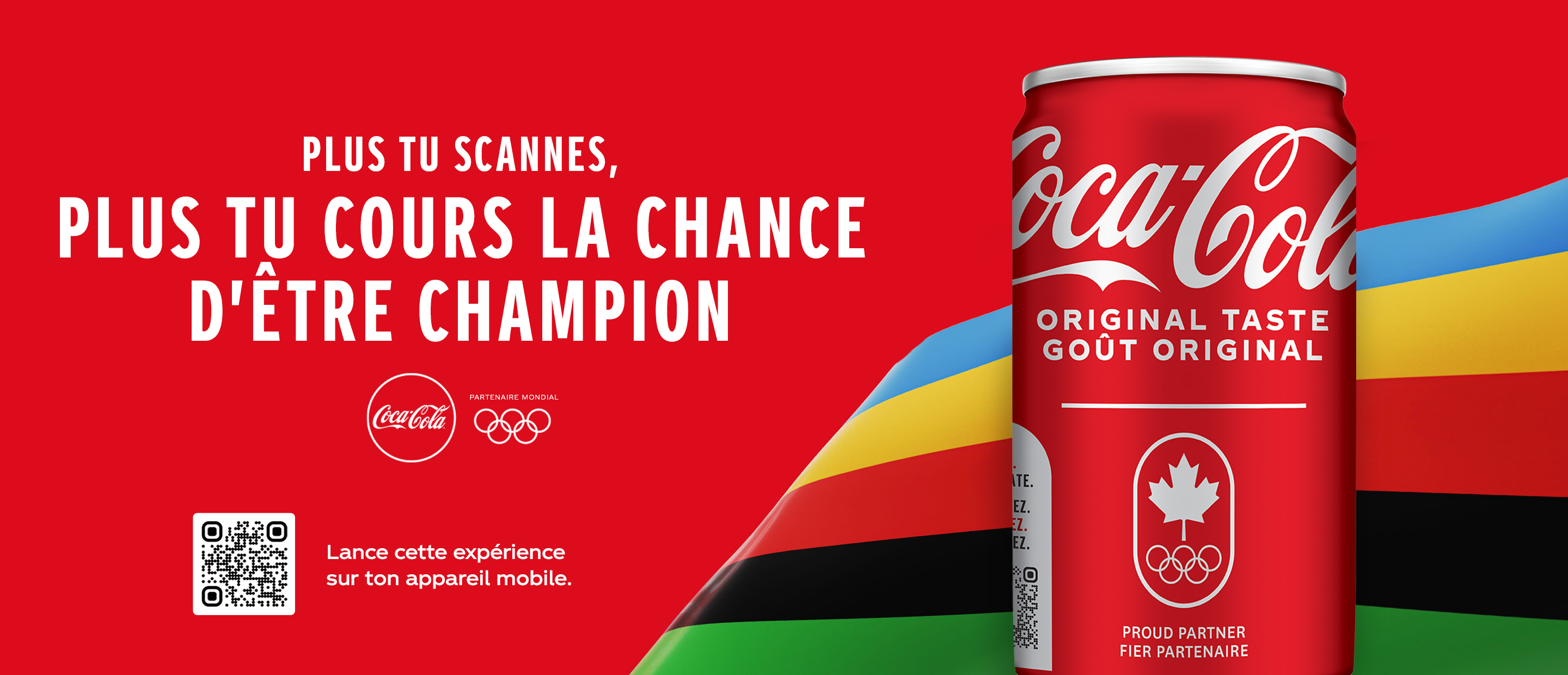 The more you scan, the more chances to be a champion. Launch this experience on your mobile device.