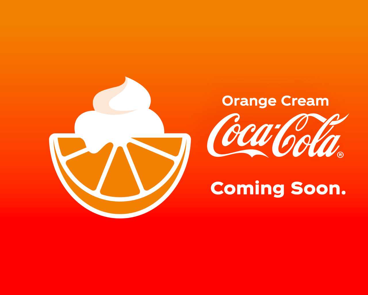 orange cream coca-cola coming soon