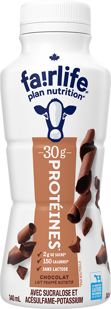 fairlife plan nutrition Chocolate 340 mL bouteille