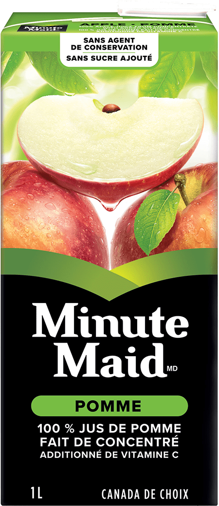 Minute Maid jus de Pomme 1 L berlingot format familial