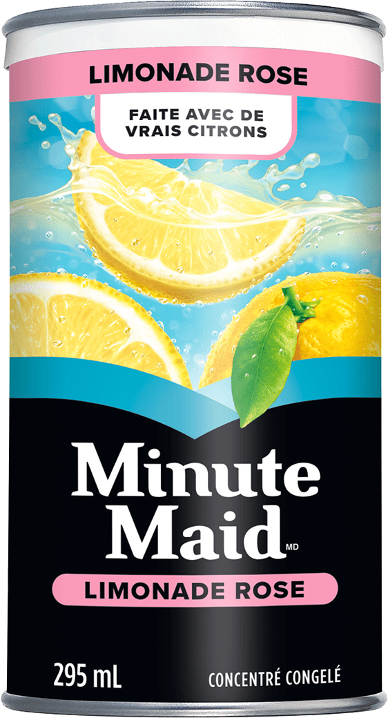 Minute Maid Limonade Rose 295 mL boite surgelée