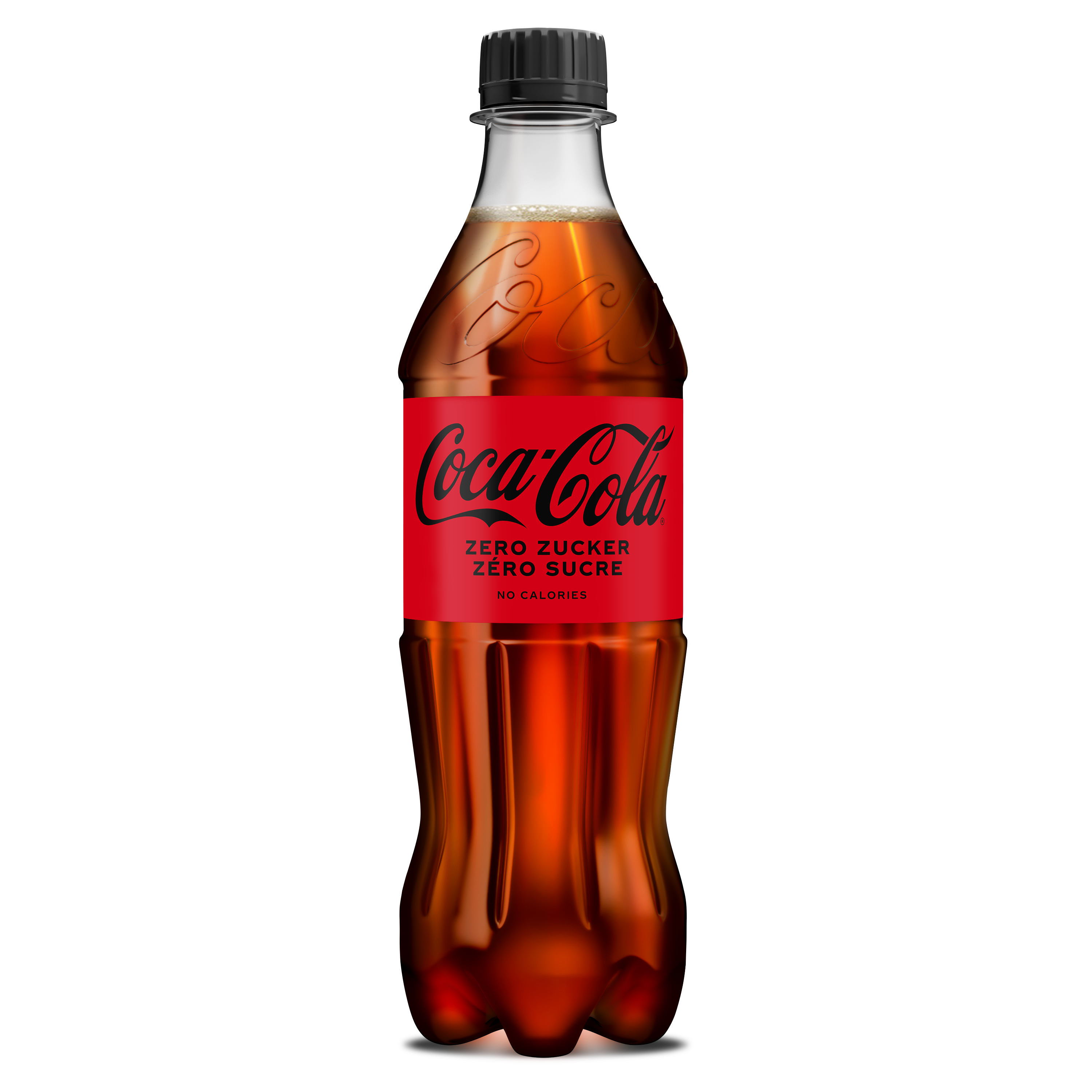 Eine 450 ml Coca-Cola Zero PET-Flasche