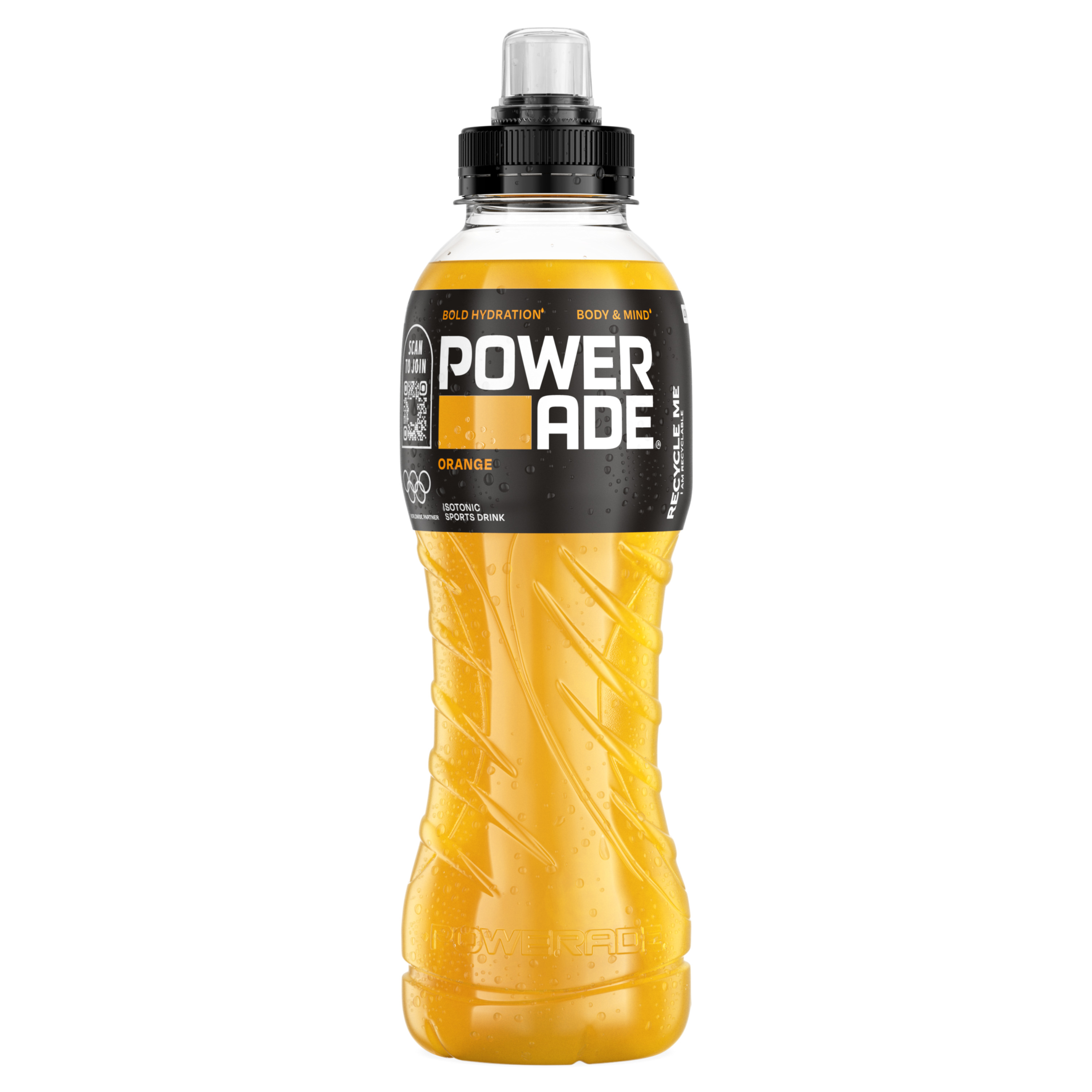 E Bottel Powerade orange Drinke