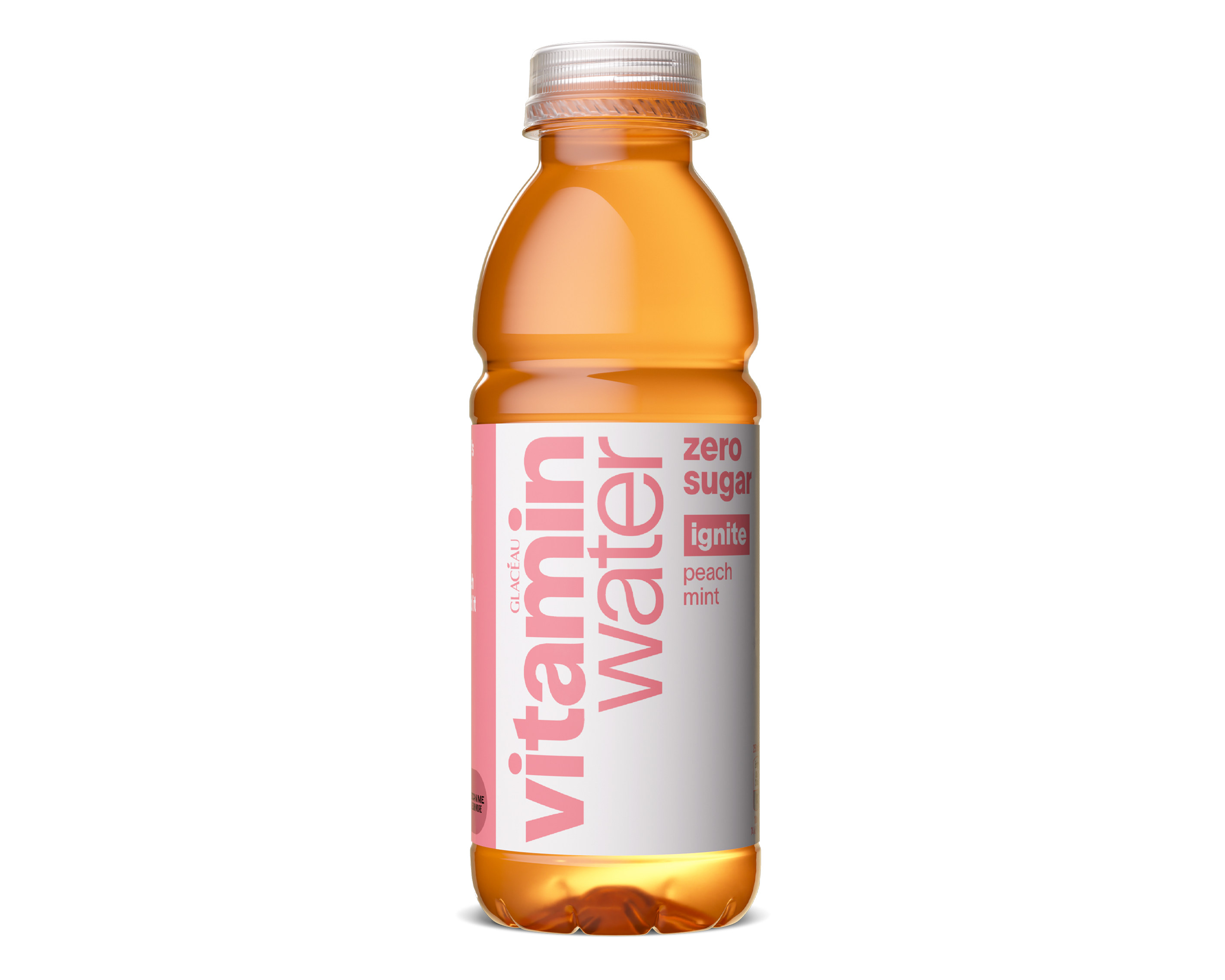 Eine Flasche Glacéau Vitaminwater  in der Variante ignite