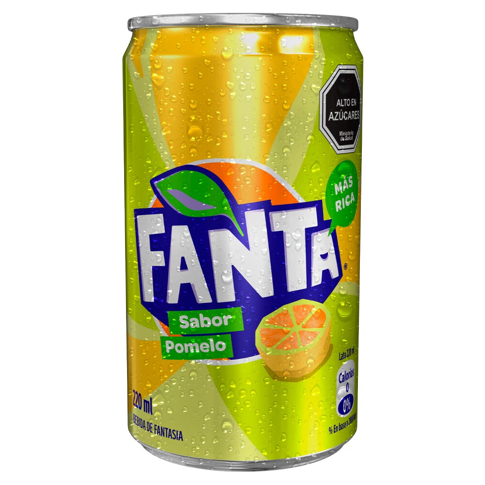 Lata de Fanta sabor Pomelo 220 ml.