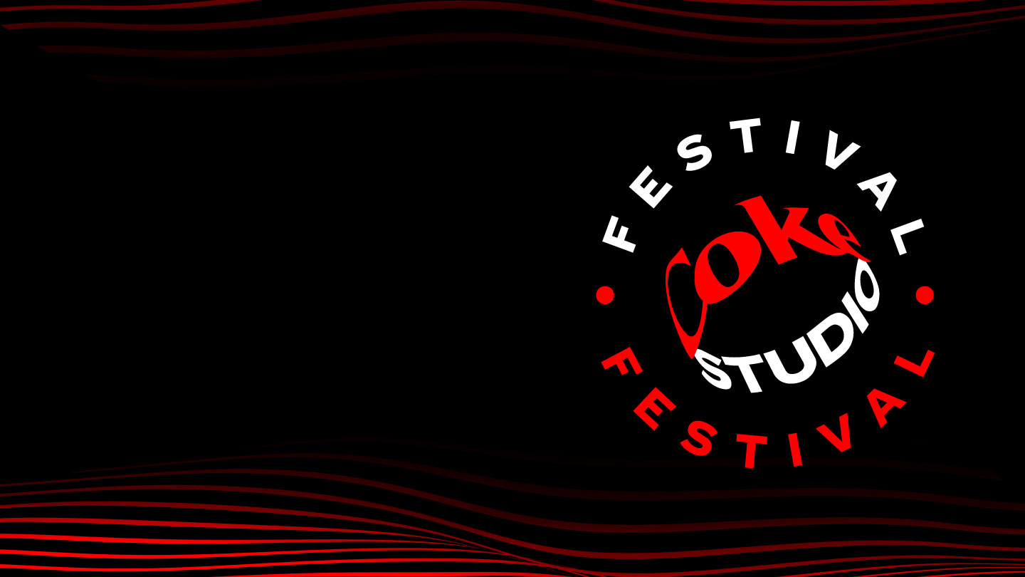 Logo del Coke Studio festival aparece sobre un fondo negro con detalles en rojo. El festival de entrada gratuita se realizará el 7 de diciembre en la Cancha Sur del Parque Estadio Nacional desde las 15 horas.