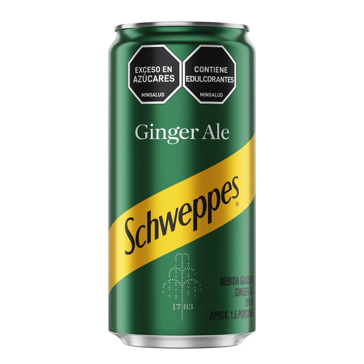 Lata de Schweppes Ginger Ale