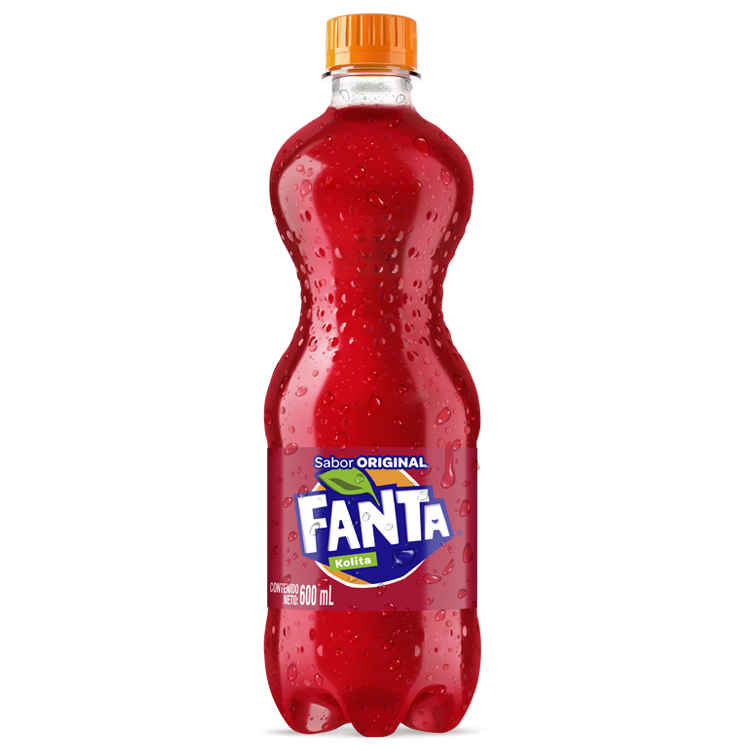 Botella de 600 ml de Fanta Kolita en su edición limitada Fanta Pac-man