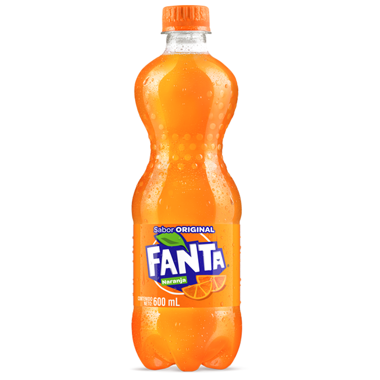 Botella de 600 ml de Fanta sabor Naranja en su edición limitada Fanta Pac-man