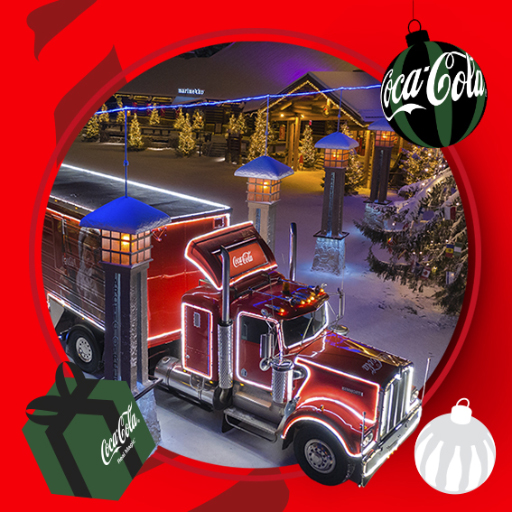 Santa Claus pijící lahev Coca-Cola