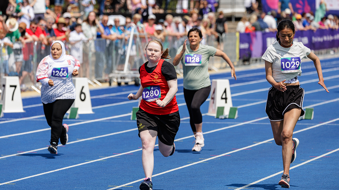 Läuferinnen bei Special Olympics Deutschland