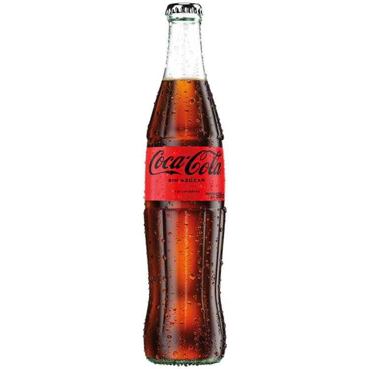 Botella de Coca-Cola Sin Azúcar