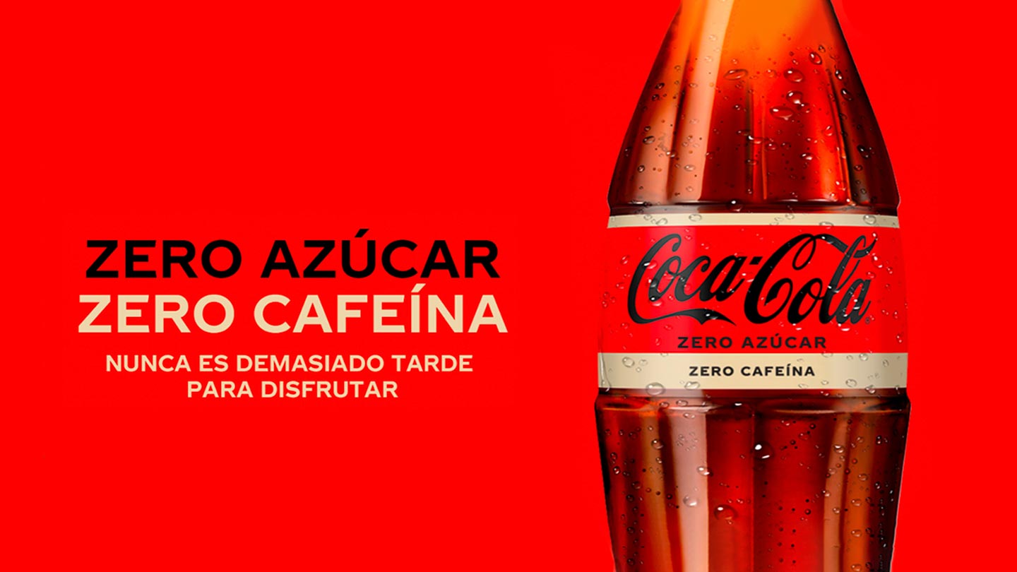 Con Coca‑Cola Zero Zero no pierdes el sueño