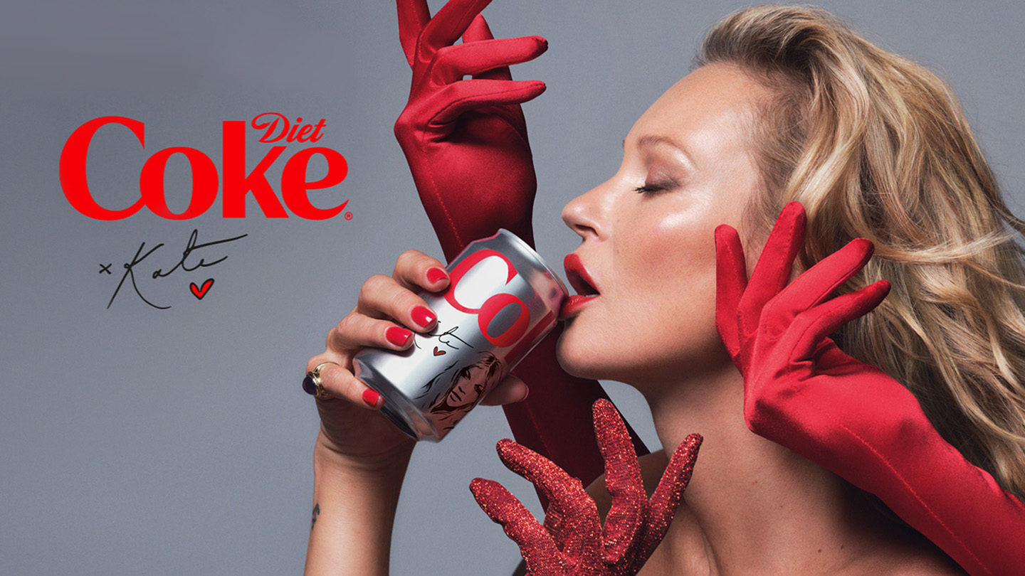 DIET COKE APPOINTS FASHION ICON KATE MOSS AS CREATIVE DIRECTOR