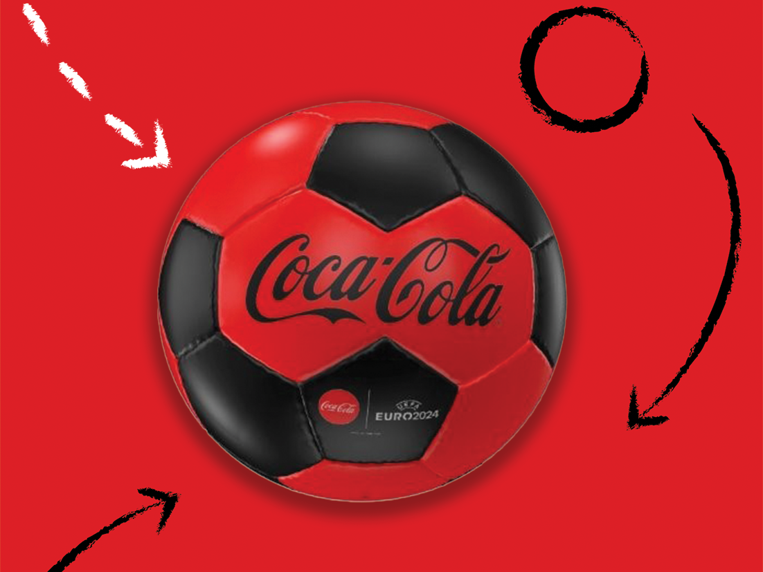 Coca-Cola EURO2024 football (with pump)