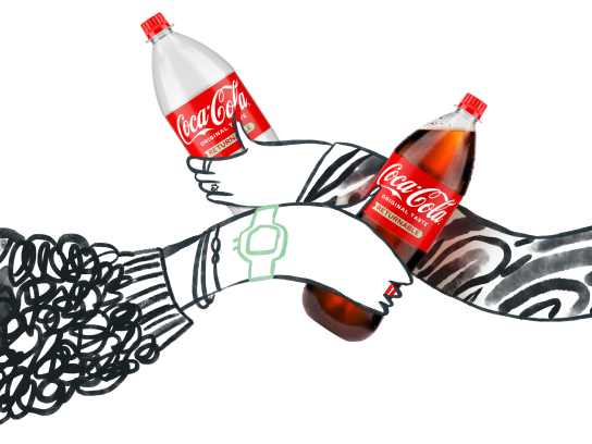 Coca cola bottles 