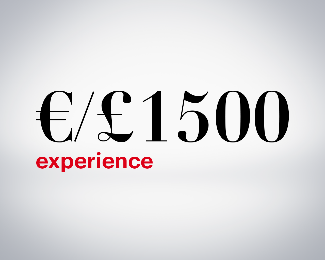 £1500 experiences with Diet Coke