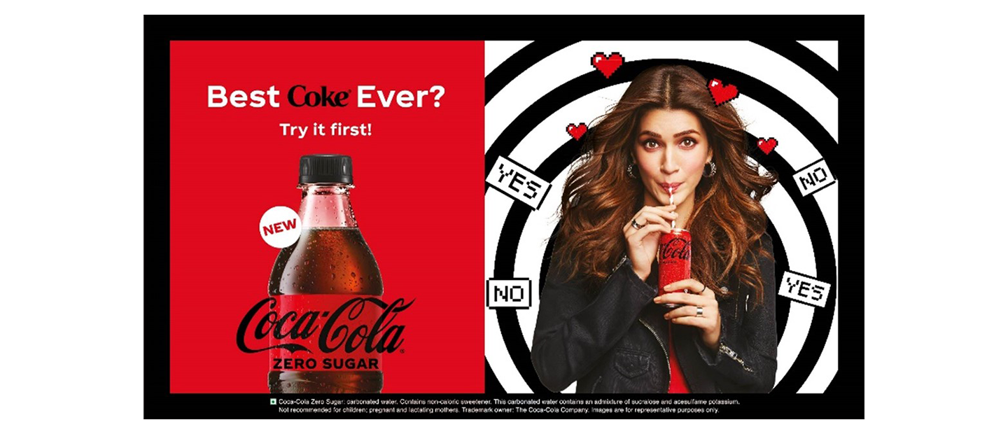 In bold campaign, Coca-Cola® invites to try the new Coca-Cola Zero Sugar