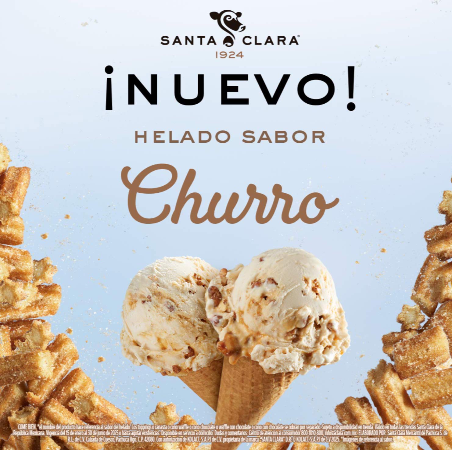 Helado sabor a Churro