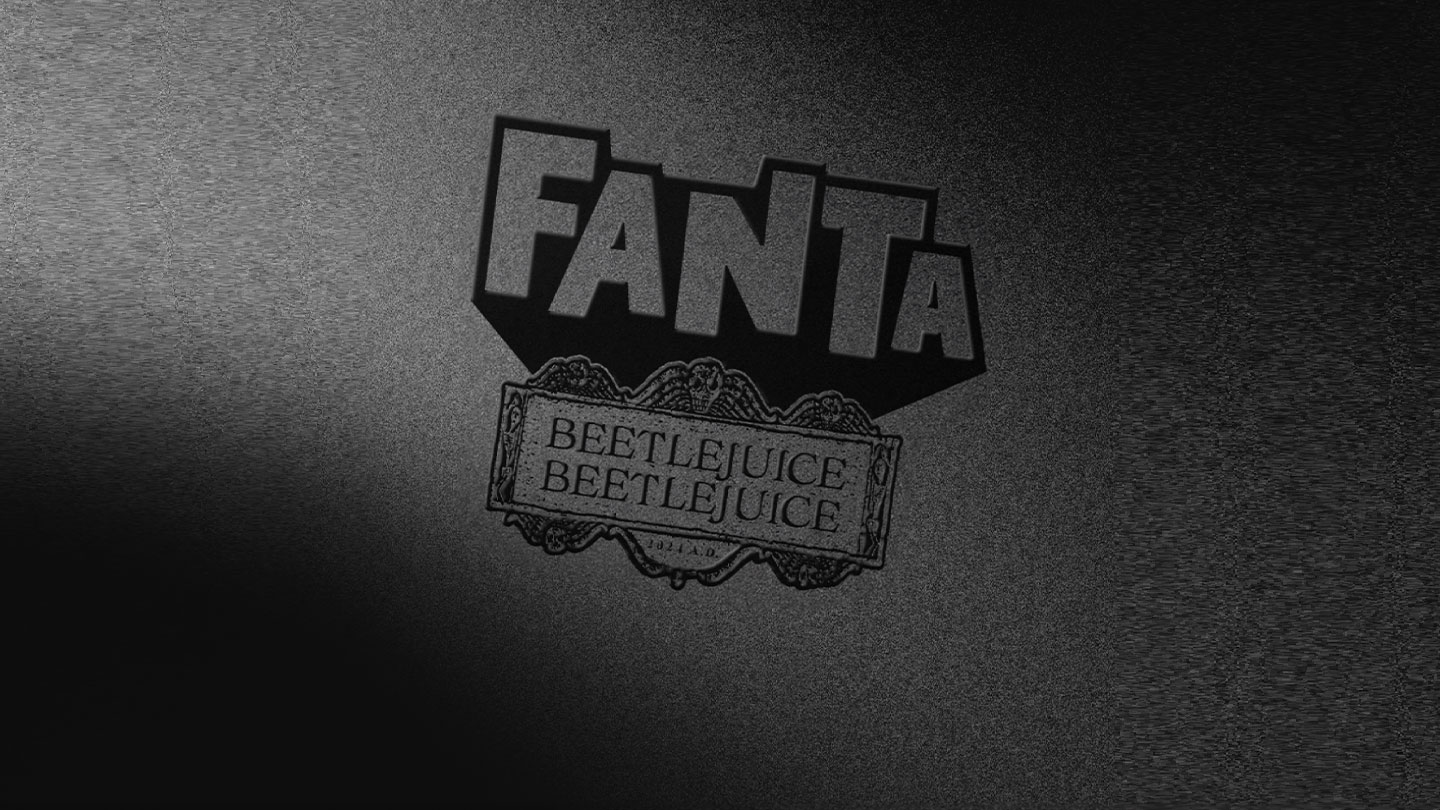 Fanta logo y Beetlejuice Beetlejuice logo