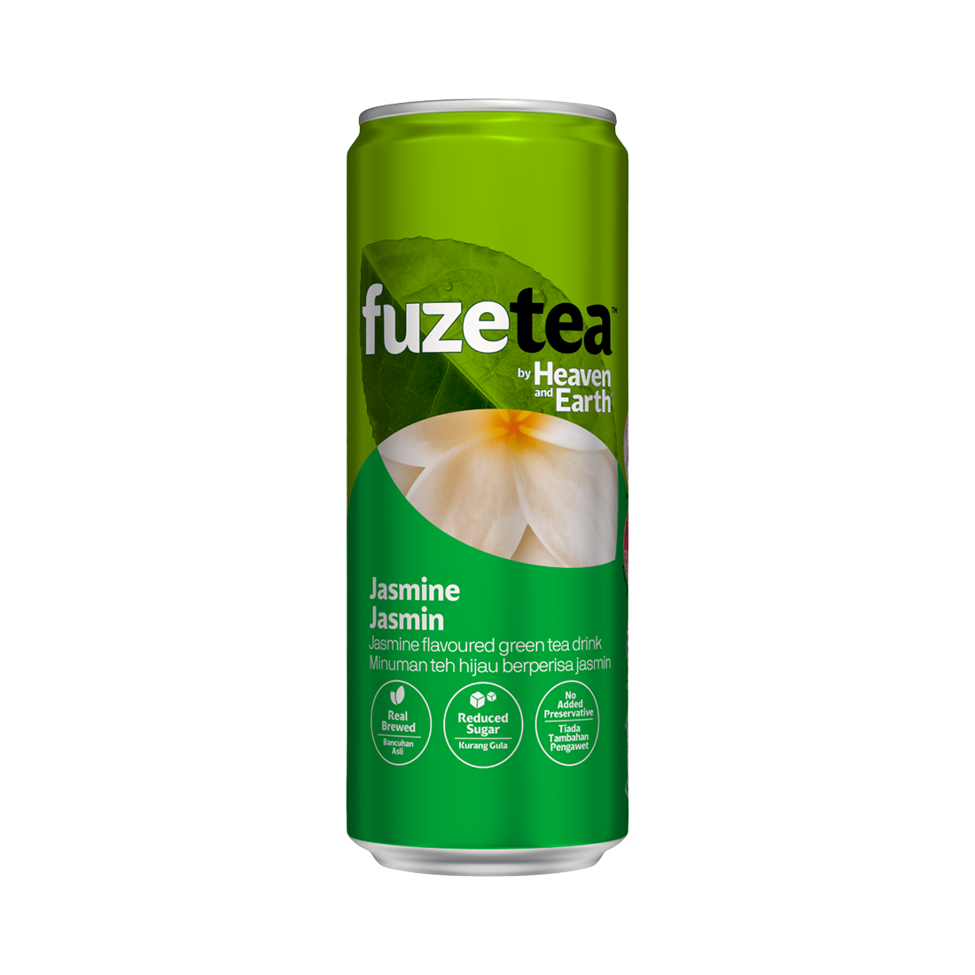 fuze tea jasmine green tea tin