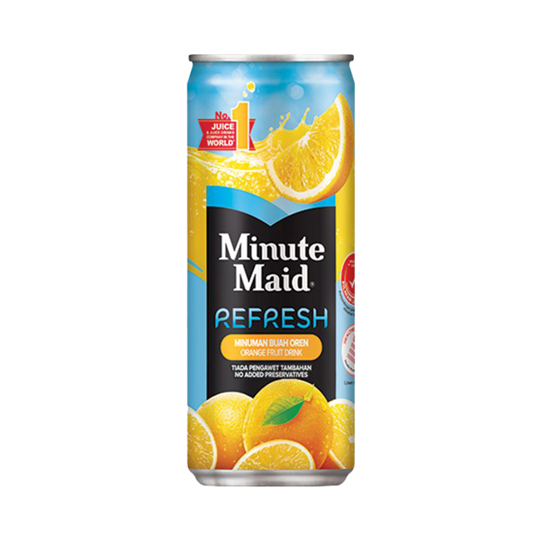 minute maid refresh orange tin