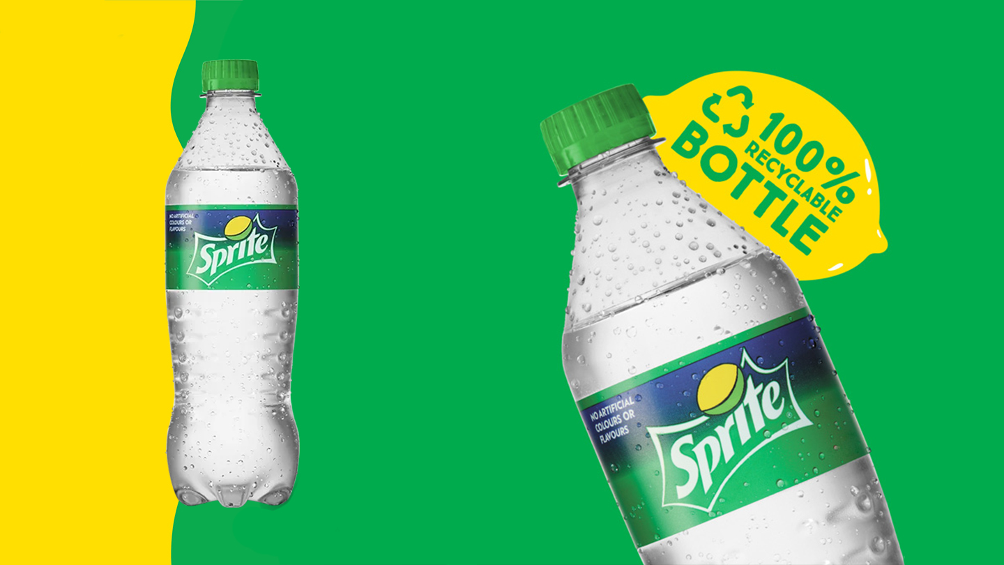 Sprite new clear bottle
