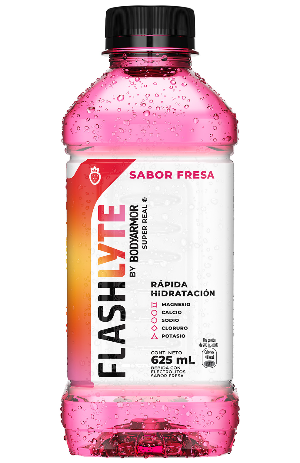 Botella de Fastlyte sabor Frutilla