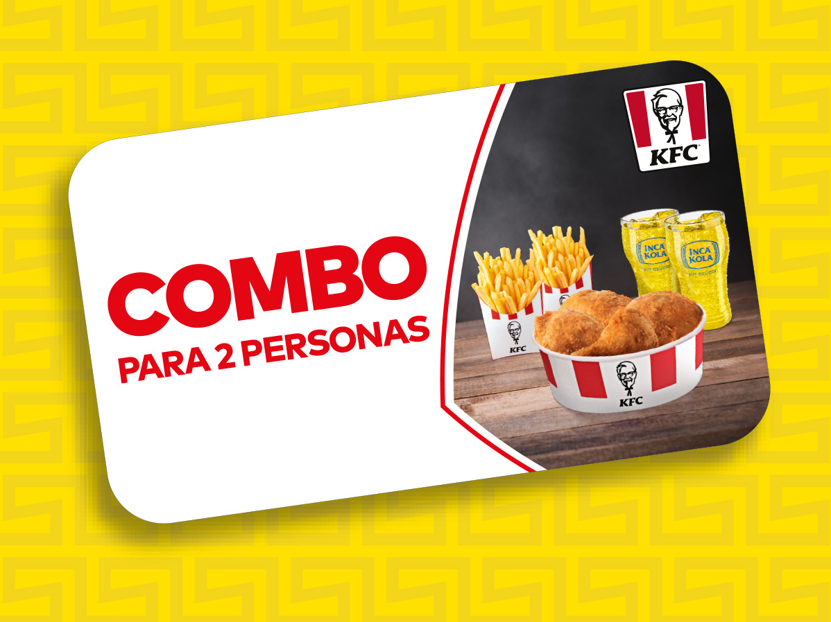 Combo para 2 personas en KFC