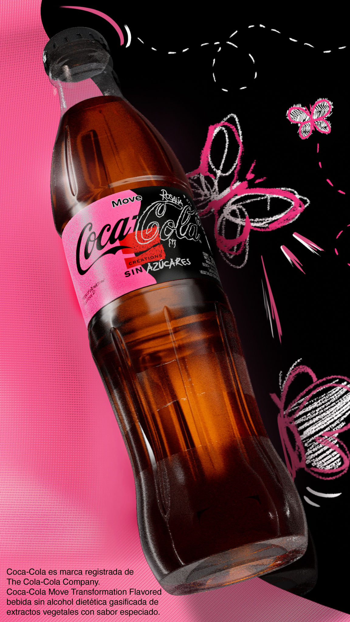 Rosalía Y Coca Cola Presentan Una Edición Limitada De Coca Cola Creations Inspirada En La