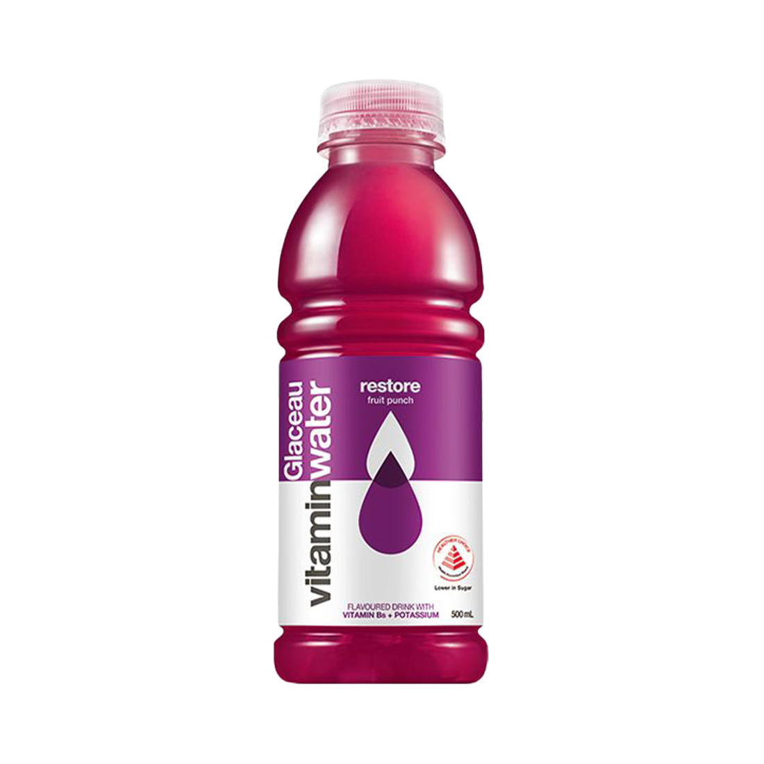 A bottle of Fruit Punch Glaceau Vitaminwater