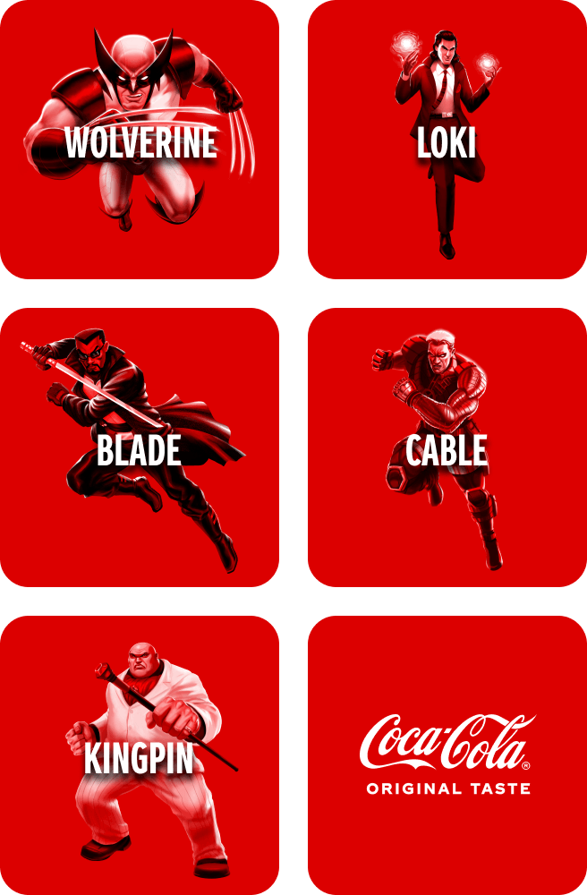 Coca-Cola Original Taste Characters