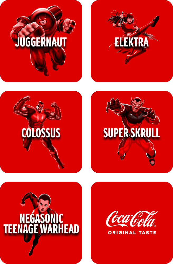 Coca-Cola Original Taste Characters