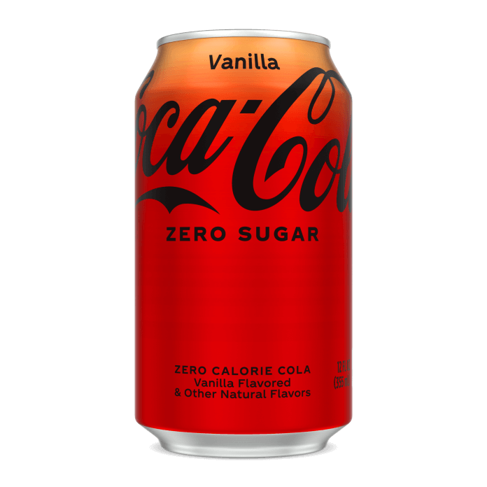 Coca-Cola Vanilla Zero Sugar can