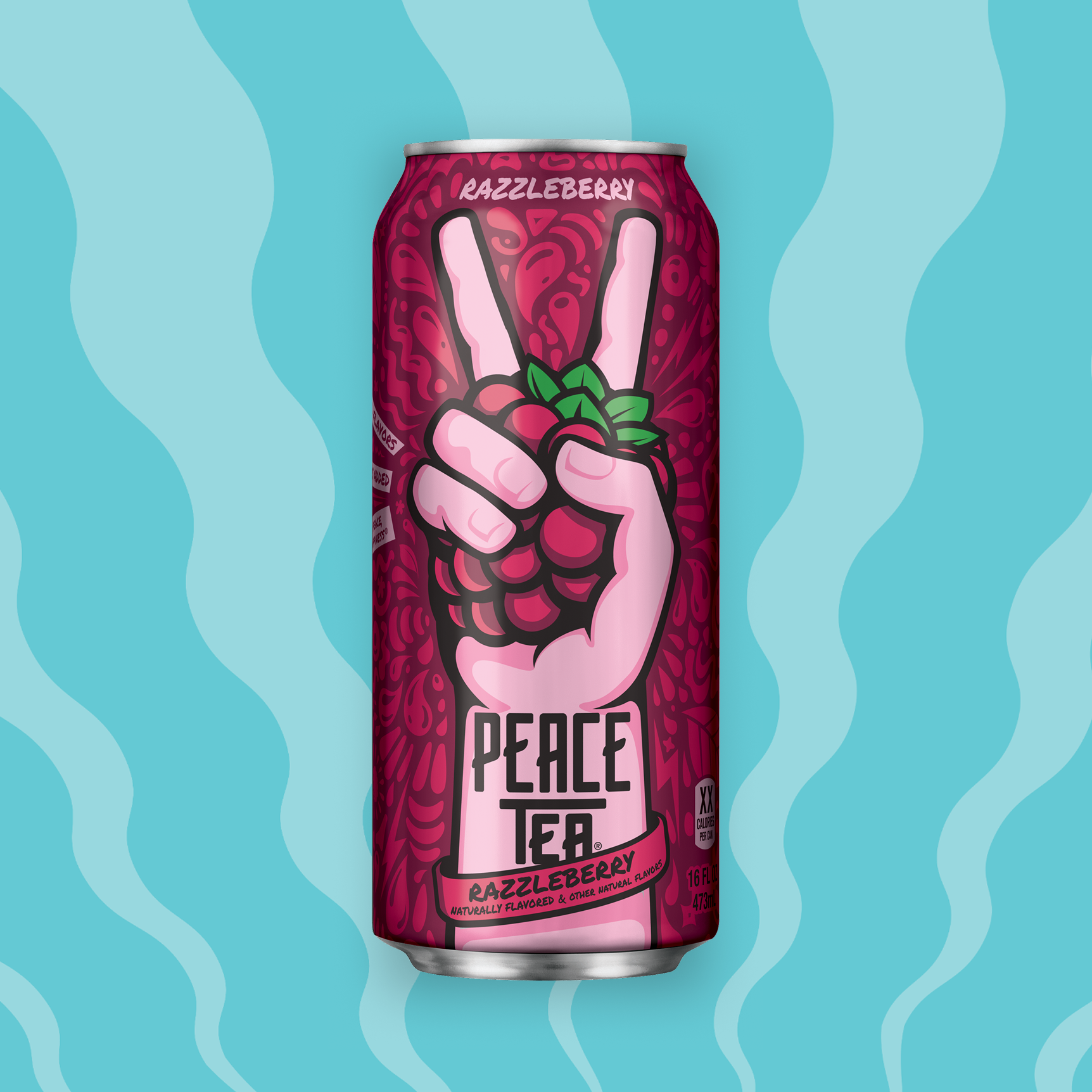 Peace Tea Razzleberry Can, 23 fl oz