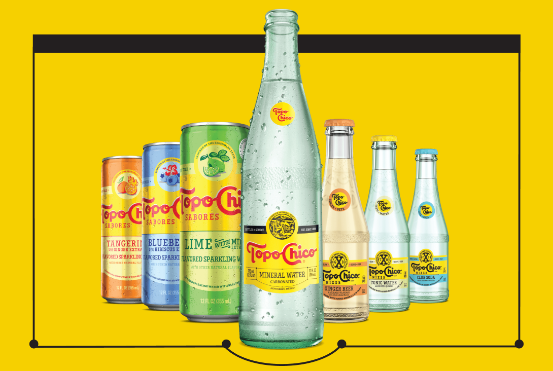 topo chico bottles and cans