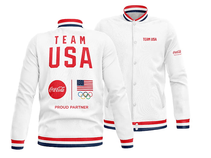Coca-Cola & Team USA Varsity Jacket