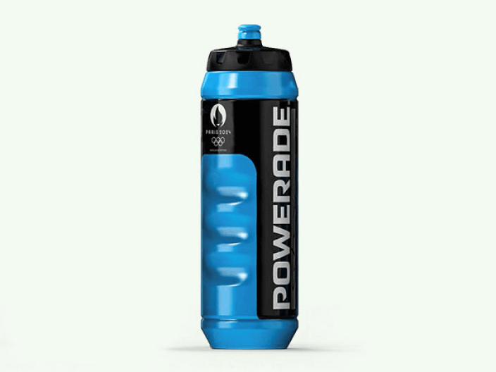 Water Bottle branded with Powerade