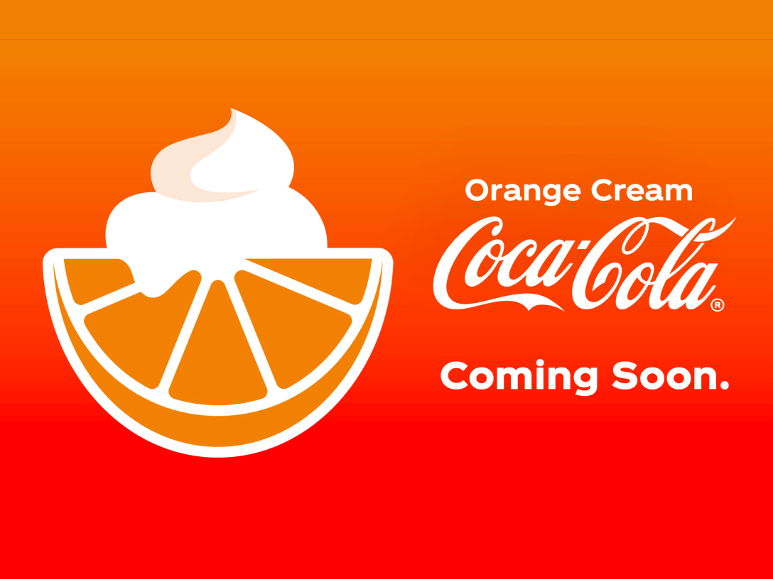 orange cream coca-cola coming soon