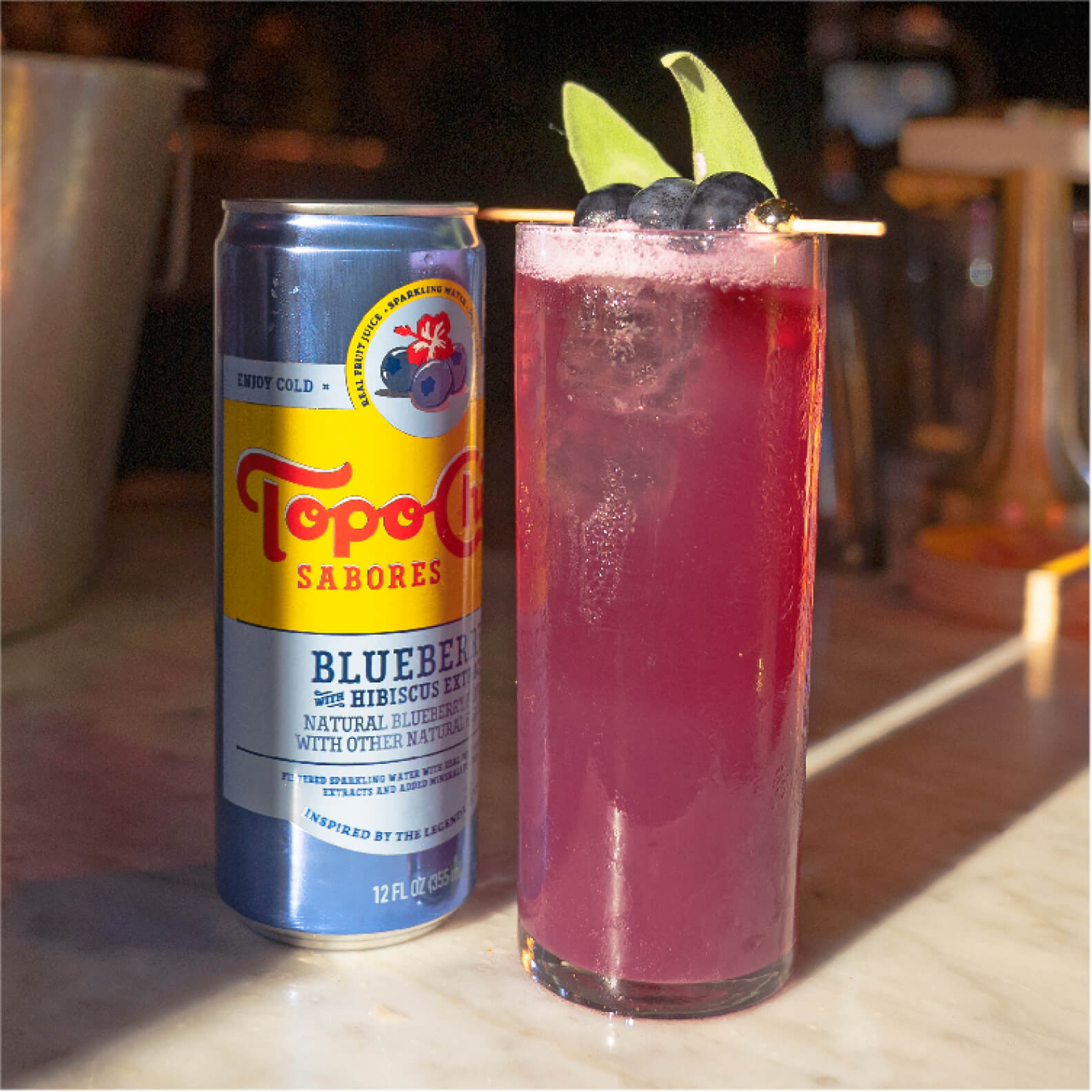 Image of the Blueberry Bramble drink